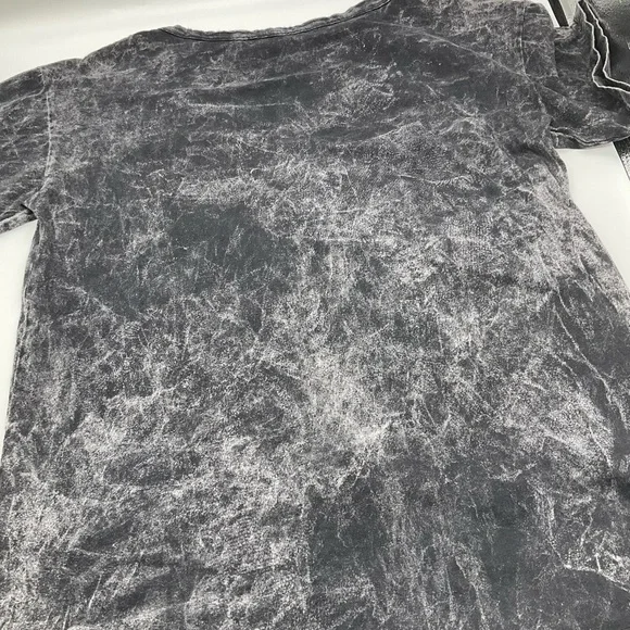 NWOT RUN DMC TOUGHER THAN LEATHER ACID WASH T SHIRT - Picture 2 of 4